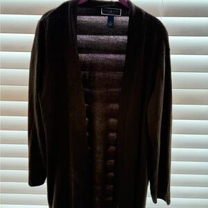 Karen Scott women’s Black Cardigan Sweater